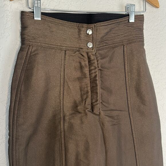 Vintage Head Sportswear Apres Ski Pants Wool Snow Winter Brown Compression - Picture 4 of 9